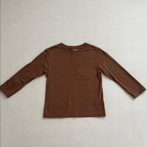 Zara Brown Kids Long Sleeve Shirt Size 2-3 Years